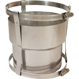 Z-Flex 8" Stainless Steel Drip-less Connector (2CNNTRC08)