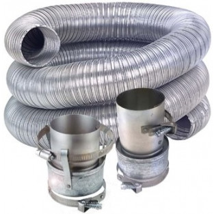 Z-Flex 6" x 15' Gas Single Vent Kit (2SVKXXX0615)