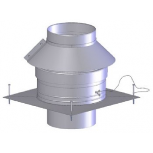 Z-Flex Z-Dens 6" Round Chimney Cover (2ZDCC8)