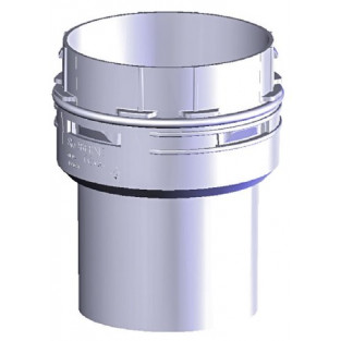 Z-Flex Z-Dens 2" Flexible to Rigid Male Adaptor (2ZDFRA2)