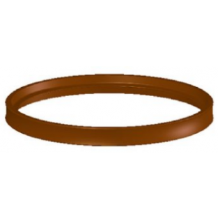 Z-Flex Z-Dens 4" Rigid/Concentric Gasket - Brown (2ZDG4V)