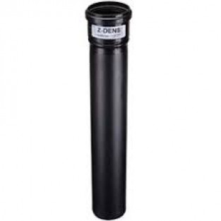 Z-Flex Z-Dens 2" x 24" Polypropylene Vent Pipe - Black (2ZDP224UV)