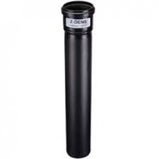 Z-Flex Z-Dens 3" x 24" Polypropylene Vent Pipe - Black (2ZDP324UV)