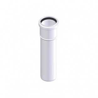 Z-Flex Z-Dens 6" x 24" Polypropylene Vent Pipe - White (2ZDP824)