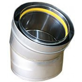 Z-Flex Z-Vent 7" x 30 Degree Elbow Stainless Steel Venting (2SVDE0730)