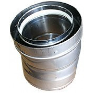 Z-Flex Z-Vent 12" x 15 Degree Elbow Stainless Steel Venting (2SVDE1215)