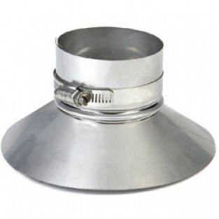 Z-Flex Z-Vent 20" Storm Collar  Stainless Steel Venting (2SVDLS20)