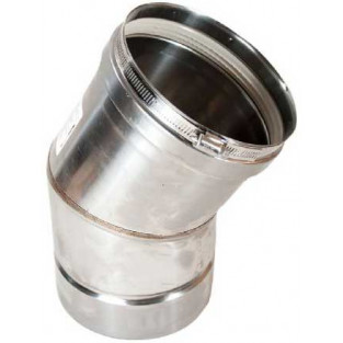 Z-Flex Z-Vent 8" x 30 Degree Elbow Stainless Steel Venting (2SVEE0830)