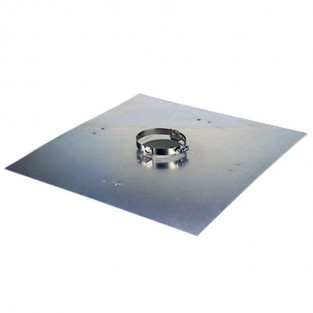 Z-Flex Z-Vent 8" Firestop with Support  Stainless Steel Venting (2SVSFSS08)