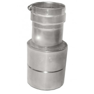 Z-Flex Z-Vent 4" to 3" Reducer Stainless Steel Venting (2SVSR0403)