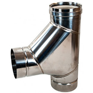 Z-Flex 4" Boot Tee Stainless Steel Venting (2SVSTBT04)