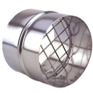 Z-Flex 4" Termination Coupling Stainless Steel Venting (2SVSTPF04)