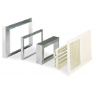 Cozy Conventional Vent Counterflow Wall Furnace Rear Register Kit Recess Mount 407RR-A