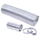 Z-Flex 5.5" Aluminum 2-Ply Chimney Liner Extension Kit (2GAEXT05.510)
