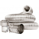 Z-Flex 6" x 9' Double Wall Oil Vent Connector Kit (2OVIKIT0609)