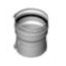 Z-Flex Z-Dens 6" Adaptor with High Temperature RTV Tube - Fulton Endura 6" to 6" - Stainless Steel (2ZDAEDR6)