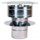 Z-Flex Z-Vent 9" Low Resistance Rain Cap Stainless Steel Venting (2SVDRC09)