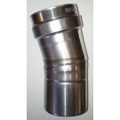 Z-Flex Z-Vent 5" x 15 Degree Elbow Stainless Steel Venting (2SVEEWC0515)