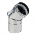 Z-Flex Z-Vent 5" x 45 Degree Elbow Stainless Steel Venting (2SVEEWC0545)