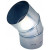 Z-Flex 7" Fixed Stainless Steel 45 Degree Elbow (2RE45XX07)