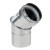 Z-Flex Z-Vent 6" x 45 Degree Elbow Stainless Steel Venting (2SVEE0645)