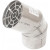 Z-Flex 3" Termination Elbow Stainless Steel Venting (2SVSTEX0390)