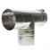 Z-Flex Z-Vent 6" Straight Tee Stainless Steel Venting (2SVST06)